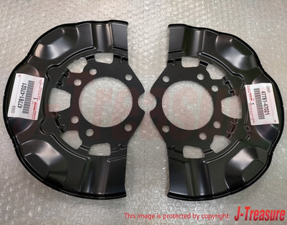 TOYOTA PRIUS NHW20 Genuine Cover Disc Brake Dust Front RH LH 47781-47021 x2 OEM