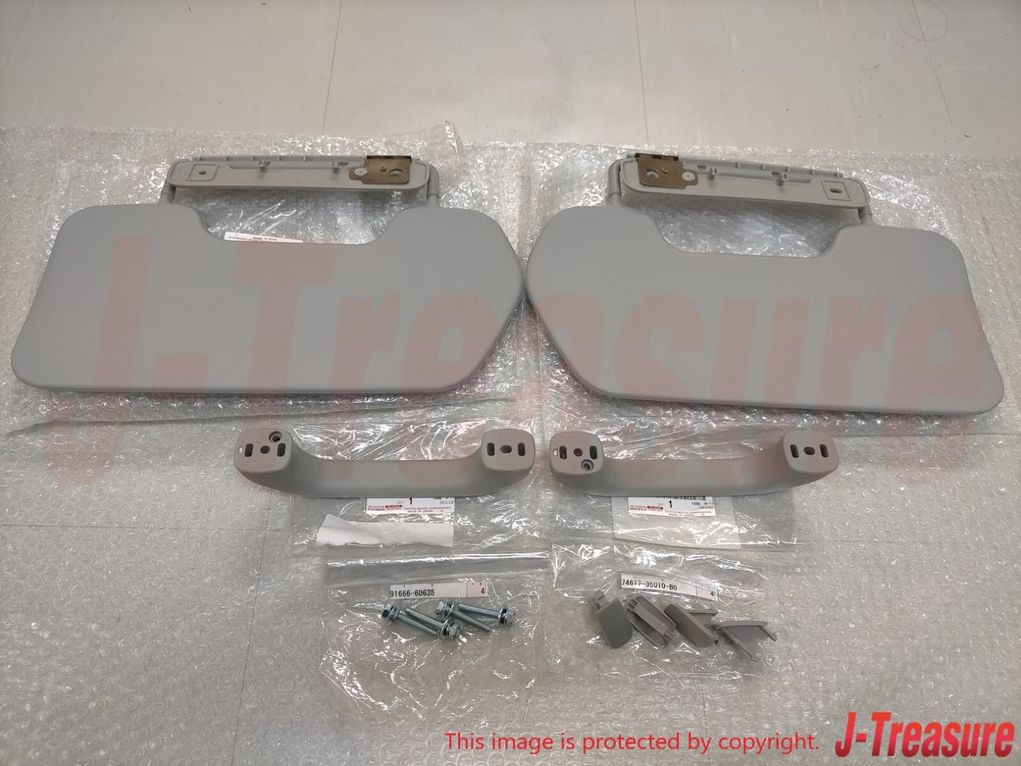 TOYOTA FJ CRUISER Genuine Side Sun Visor RH LH Assist Grip Handle Cover Bolt Set