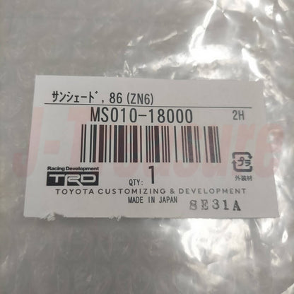 TOYOTA GT 86 FR-S ZN6 13-16 Genuine TRD Front Windshield Sunshade MS010-18000
