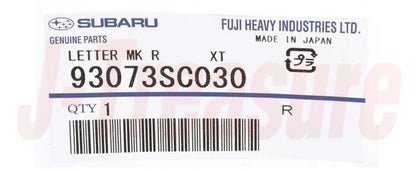 SUBARU FORESTER SH5 SH9 '09-13 Genuine Rear Letter Mark "FORESTER XT" 93073SC030