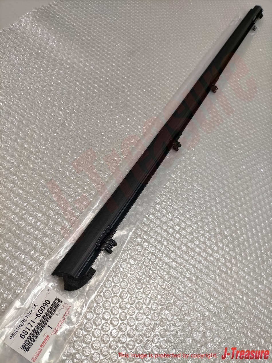 TOYOTA 4RUNNER '10-22 Genuine F & R Door Glass Inner Weatherstrip RH & LH Set