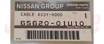 NISSAN SKYLINE R32 1989-1993 Genuine Hood Lock Cable Assy 65620-01U10 OEM
