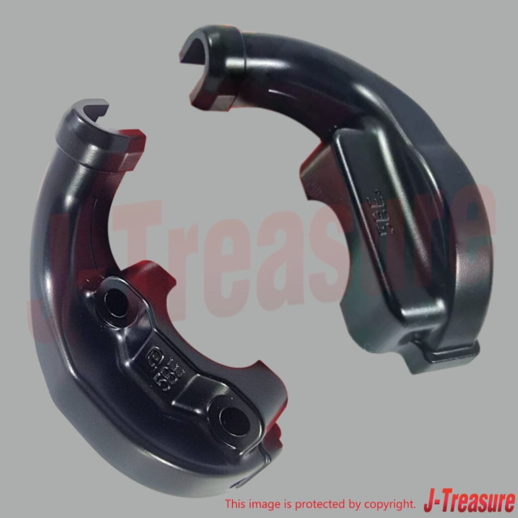 YAMAHA YZ450F 2003-2024 Genuine Grip Upper Cap & Grip Under Cap Set OEM