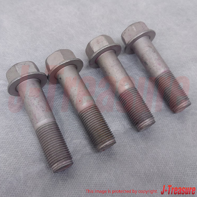 TOYOTA HIGHLANDER GSU40 01-13 Genuine F/Lower Arm Bolt 90105-16082 x4 Set OEM