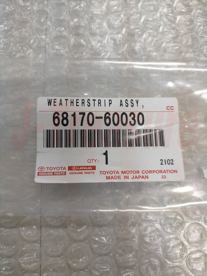 TOYOTA LAND CRUISER LX450 FZJ80 Genuine Weatherstrip Inner Front Door Glass OEM