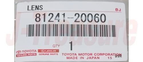 TOYOTA CAMRY CV10 CV11 SV21 1983-1991 Genuine Room Lamp Lens 81241-20060 OEM