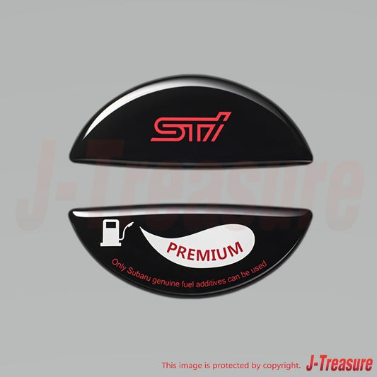 SUBARU Genuine Fuel cap emblem PREMIUM With Drop Prevention String STSG18100640
