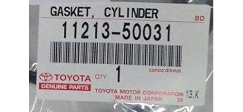 TOYOTA LAND CRUISER UZJ 98-07 Genuine Cylinder Head Gasket & Spark Plug Seal Set