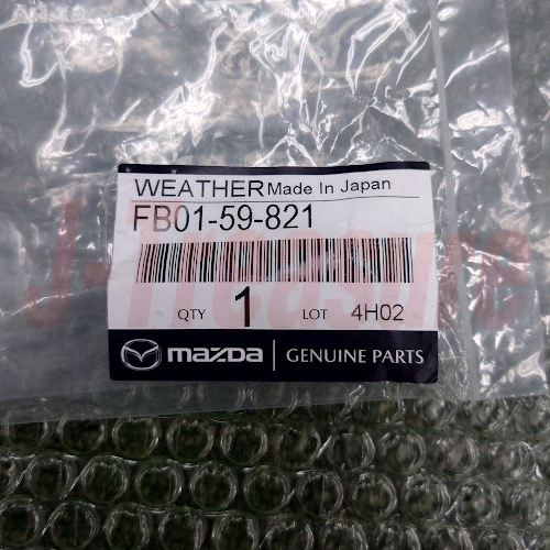 MAZDA RX-7 86-91 FC3S Genuine Front Inner Door Weather Strip Right Left Set OEM