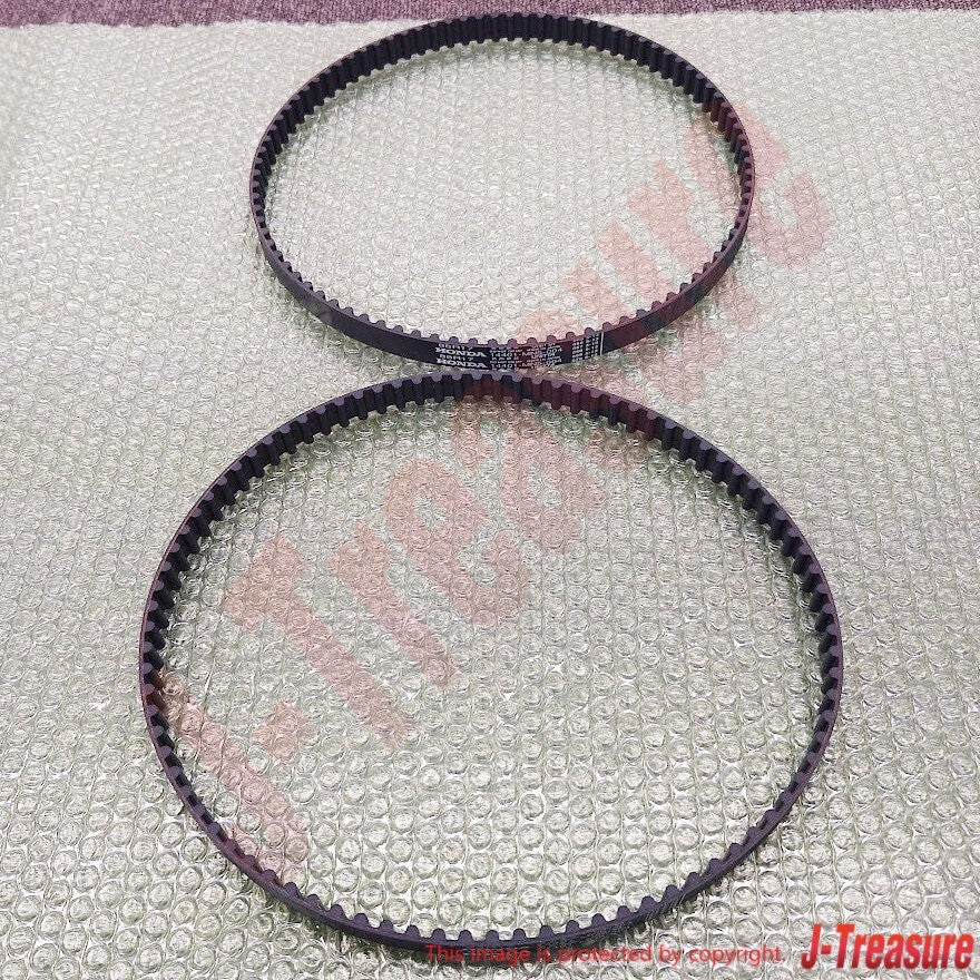 HONDA GL1500 GOLD WING 88-90 Genuine Timing Belt 14401-MN5-004 x2 Set OEM