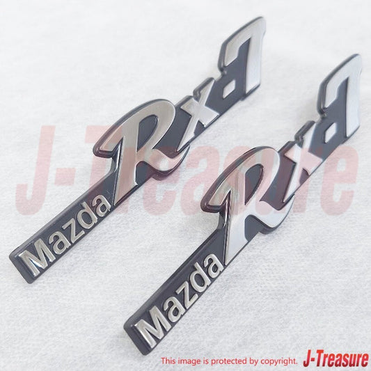 MAZDA SAVANNA RX-7 SA22C 79-83 Genuine Fe/Side Name Emblem 8871-51-721 x2 Set