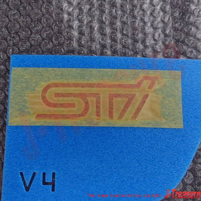 SUBARU WRX STI VA# 18-19 Genuine Rear Red Trunk Badge Emblem STI 93079VA040 OEM