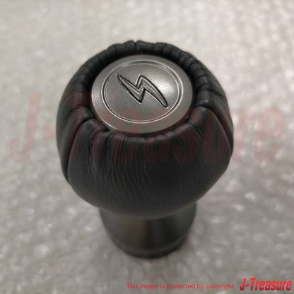 NISSAN SILVIA S15 99-02 Genuine Shift Knob 6-Speed Black Leather 32865-89F10 OEM