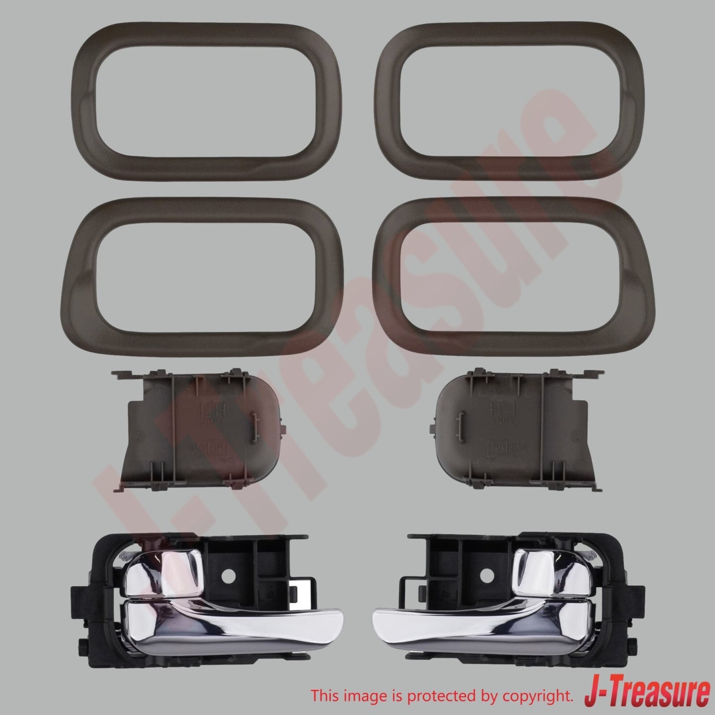 NISSAN 240SX SILVIA S15 Genuine Inner Inside Door Handle Pull Knob RH LH Set OEM