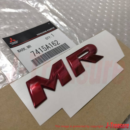 MITSUBISHI LANCER Evolution 8 CT9A Genuine MR Mark Emblem 7415A162 OEM