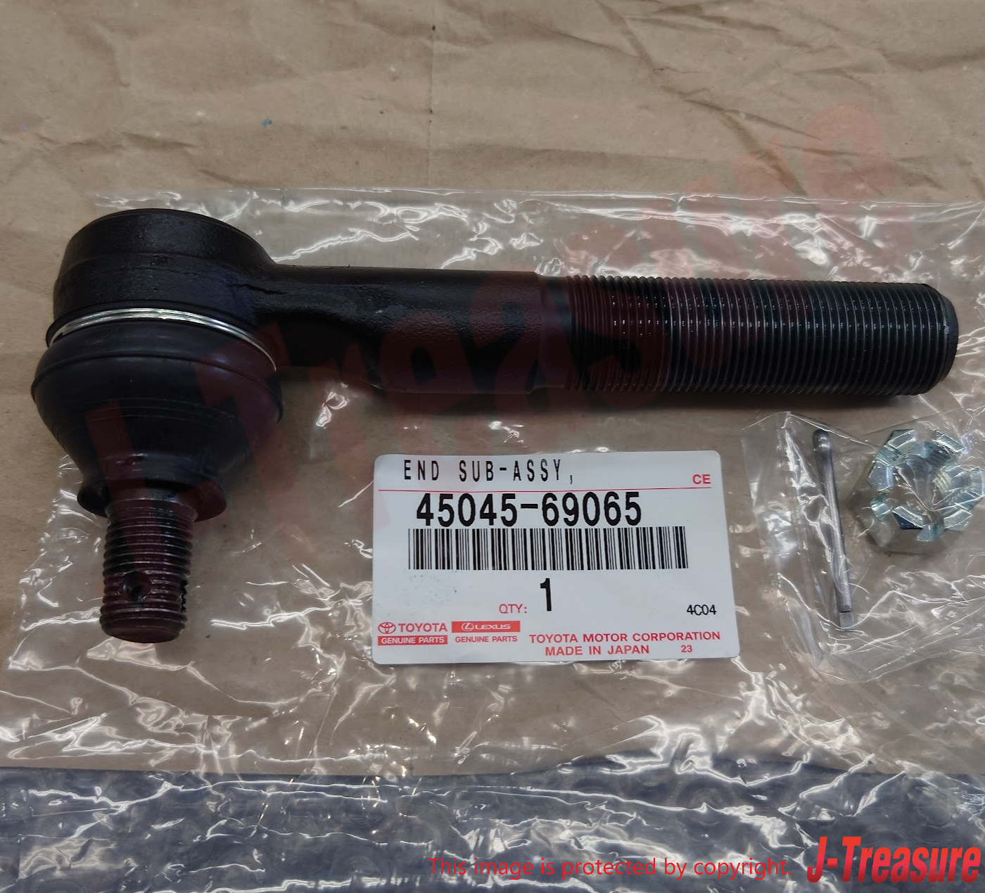 TOYOTA LAND CRUISER FZJ80 91-97 LX450 96-97 Genuine Tie Rod End 4Set OEM LHD