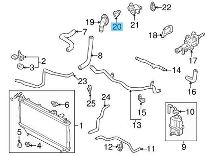 MAZDA CX-5 KE KE2FW 2013-2016 Genuine Thermostat Coolant KL-01-15171A OEM