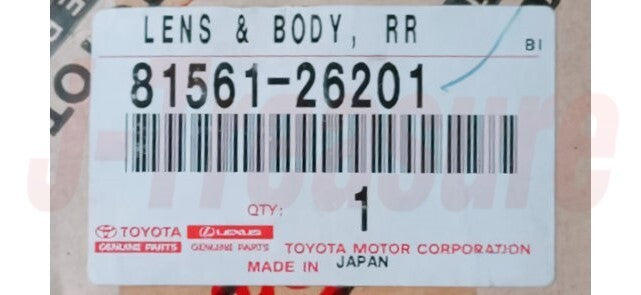 TOYOTA HIACE KDH2## TRH2## Genuine Rear Combination Lamp Lens Set LH OEM