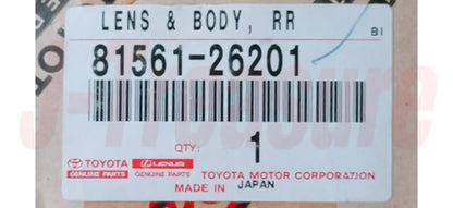 TOYOTA HIACE KDH2## TRH2## Genuine Rear Combination Lamp Lens Set LH OEM