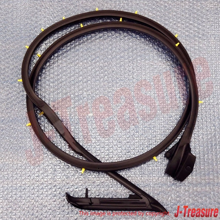 NISSAN 240SX SILVIA S13 89-94 Genuine Door Weatherstrip Seal Right Left Set OEM