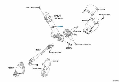 TOYOTA LEXUS Genuine Damper Electric Power Steering Motor Shaft 45254-28040 OEM