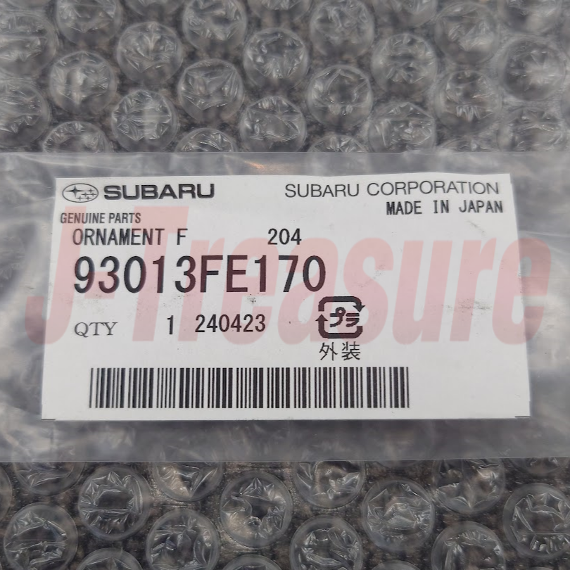 SUBARU IMPREZA WRX STI GDB 2006 Genuine Front Emblem "S204" 93013FE170 OEM RHD