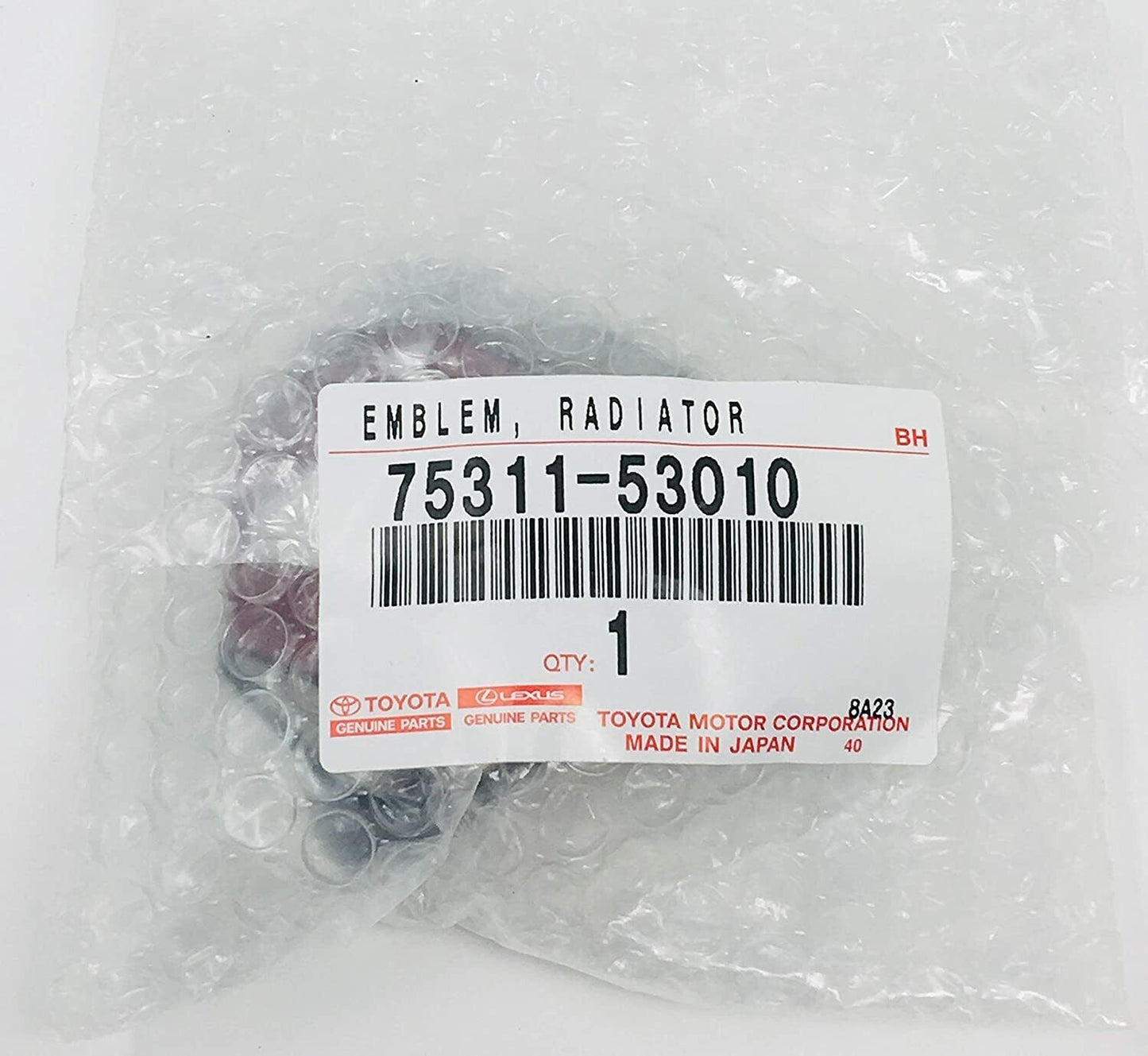 TOYOTA ALTEZZA GXE SXE Genuine Front Grill Emblem Ornament Red 75311-53010 OEM