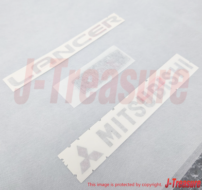 MITSUBISHI LANCER EVOLUTION EVO3 CE9A Genuine Rear Emblem Decal 3 Set OEM Parts