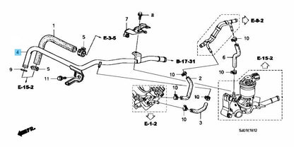 HONDA CR-V EDIX STEPWGN Genuine K24A K24Z Heater Pipe Comp 19510-RTB-000 OEM