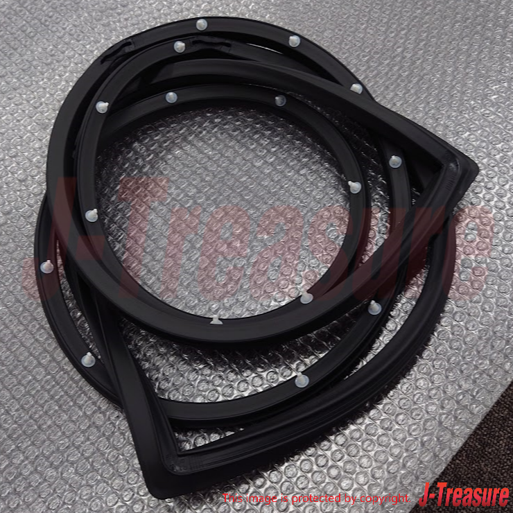 TOYOTA LAND CRUISER KZJ78 Genuine Front & Rear Door Weatherstrip RH LH Set OEM