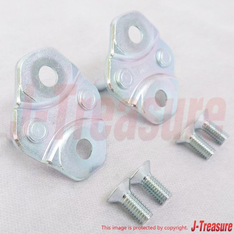 HONDA CIVIC INTEGRA  ACCORD PRELUDE Genuine Front Door Strikers & Bolts Set OEM