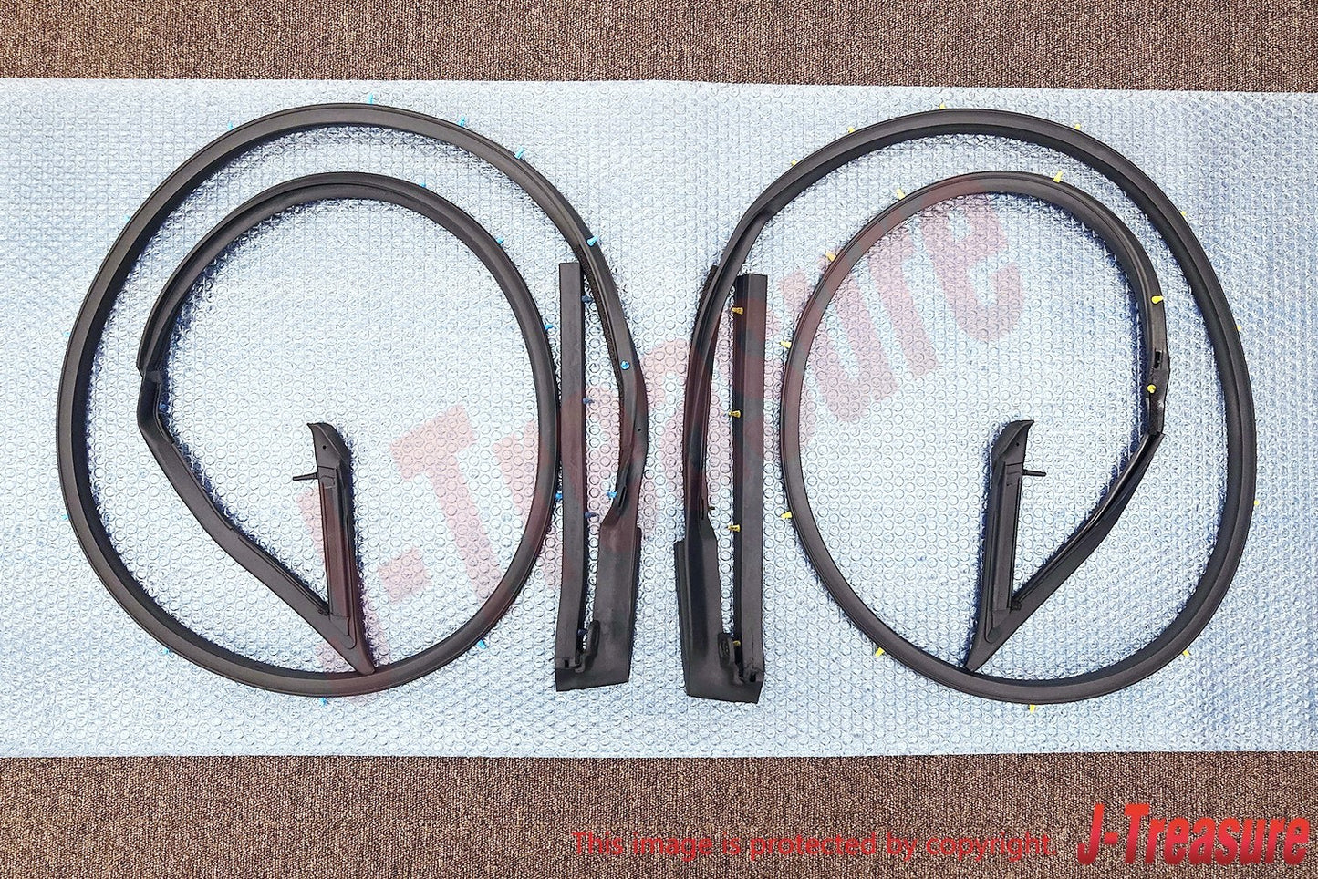 NISSAN 300ZX Z32 90-96 Genuine Front Door Weatherstrip 2-Seater RH & LH Set OEM