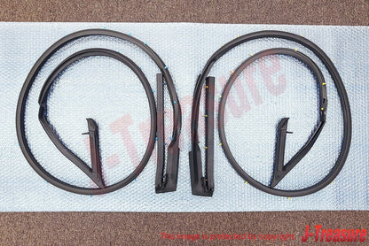 NISSAN 300ZX Z32 90-96 Genuine Front Door Weatherstrip 2-Seater RH & LH Set OEM