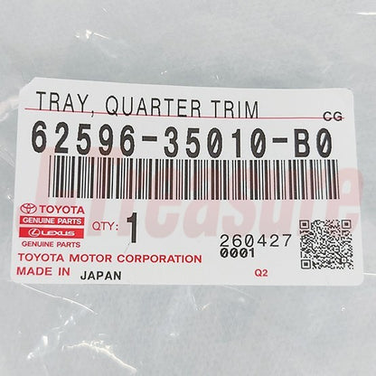 TOYOTA FJ CRUISER GSJ1# 07-14 Genuine Quarter Trim Pocket Tray 62596-35010-B0
