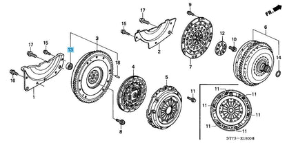 HONDA CR-V RD1 1998-2001 Genuine Clutch Pilot Bearing 91006-634-008 OEM