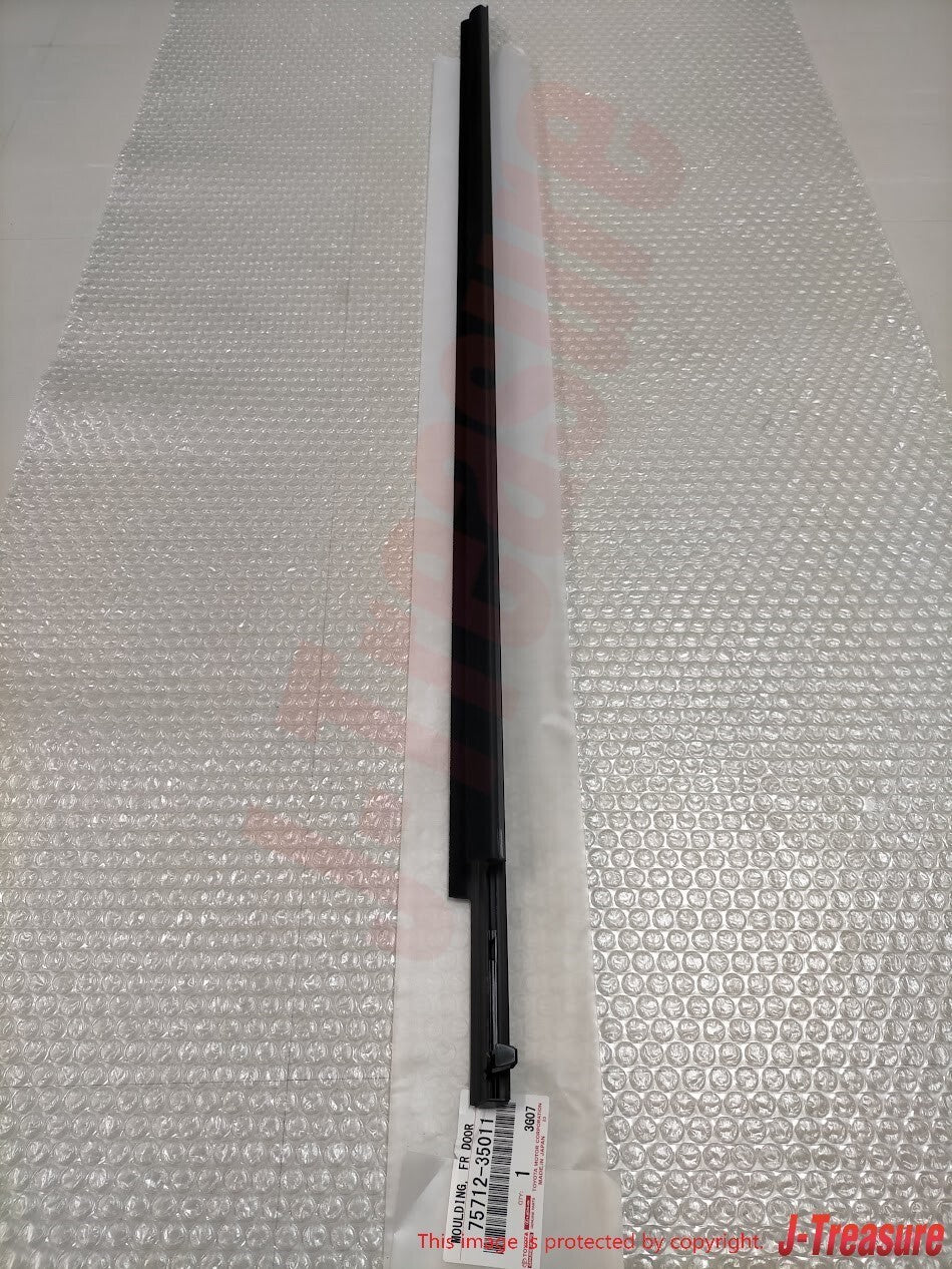 TOYOTA 4RUNNER 10-22 Genuine Door Belt Molding Weatherstrip Front Rear 4pcs OEM