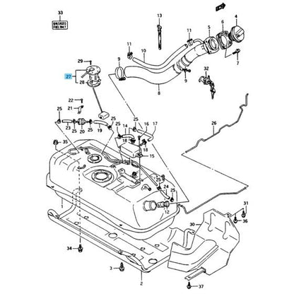 SUZUKI SIDEKICK SE416 '89-95 Genuine Fuel Level Gauge Assy 34810-60A11 OEM