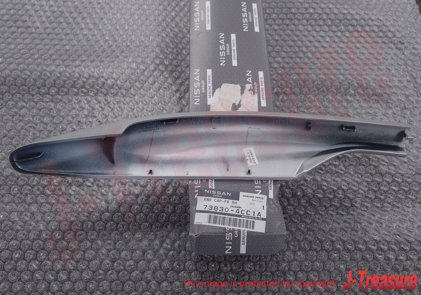 NISSAN ROGUE T32J 2018-2020 Genuine Roof Rack End Cap Front RH 73830-4CC1A OEM