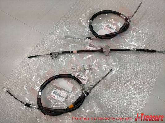TOYOTA SUPRA JZA80 Genuine Parking Brake Cable Assy FR & RH & LH & Equalizer Set