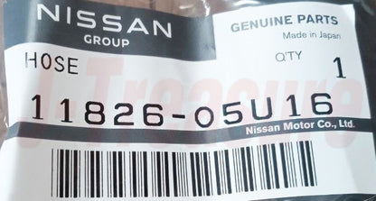 NISSAN SKYLINE GT-R R33 R34 Genuine Crankcase Blowby Gas Hose & Clamp(x2) Set