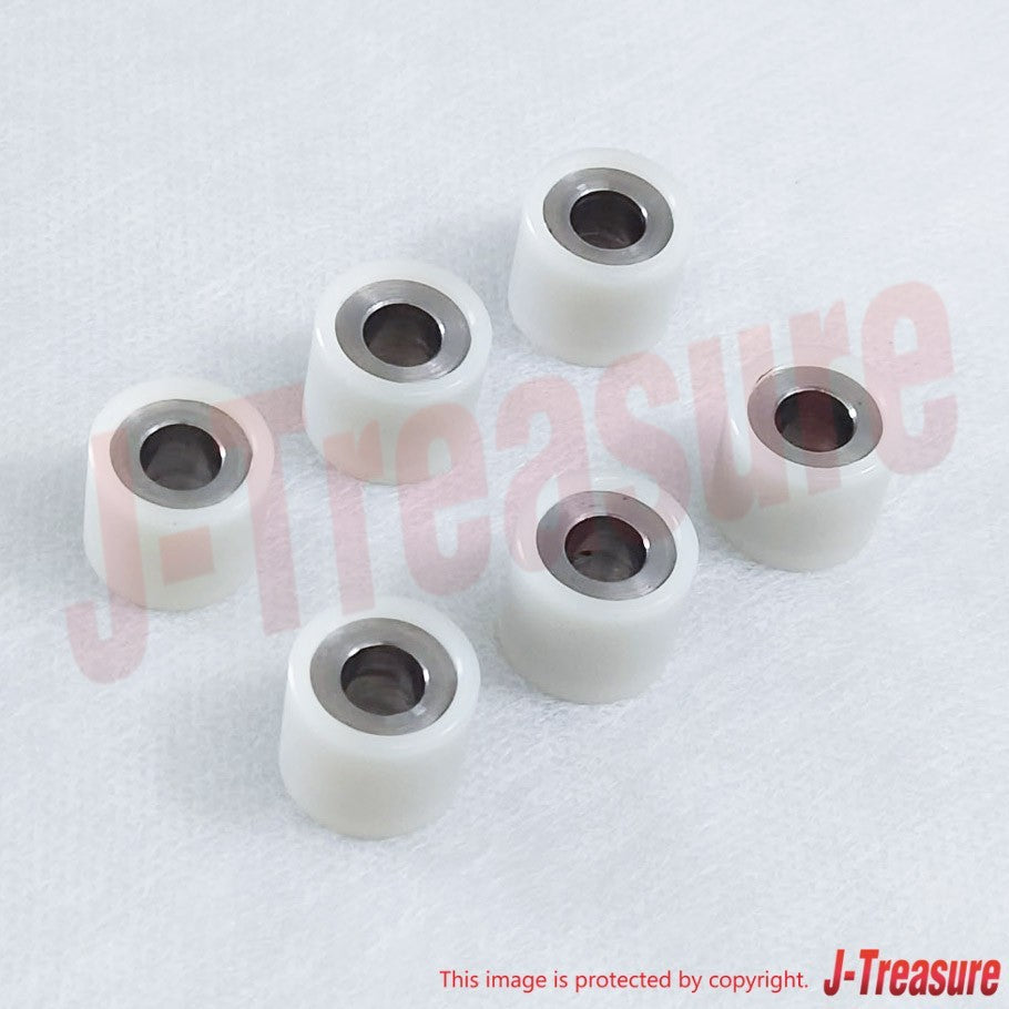 SUZUKI QUADSPORT LT80 1987-2006 Genuine Movable Drive Face Roller x6 Set OEM