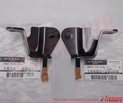 NISSAN SKYLINE GT-R R32 R33 89-98 Genuine Intercooler Bracket RH & LH Set OEM