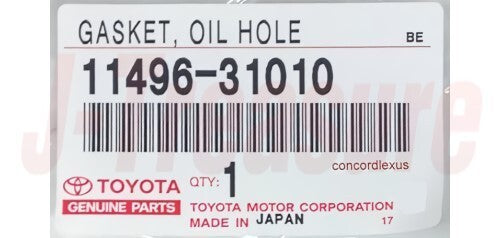 TOYOTA HIGHLANDER GSU40 GSU50 08-17 Genuine Oil Hole Cover Gasket 11496-31010