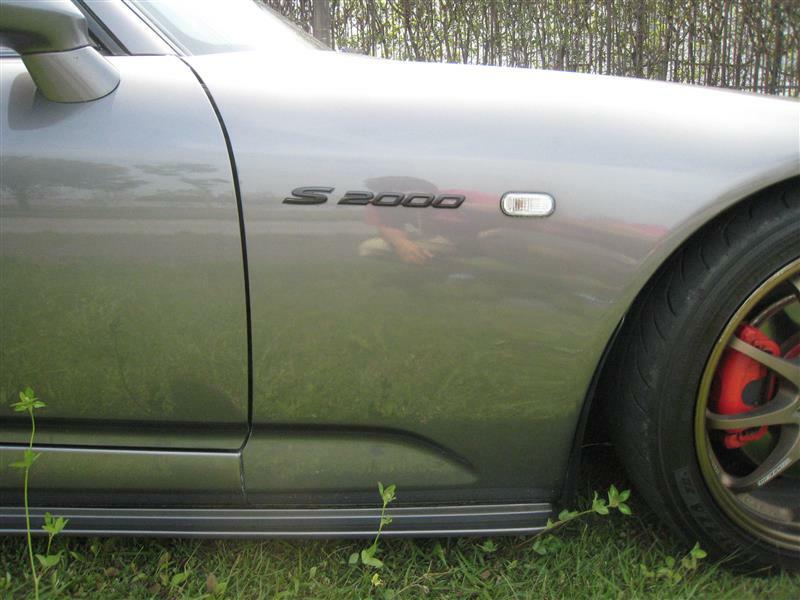 HONDA S2000 AP2 2008-2009 Genuine Fender Side Black Emblem Badge RH & LH Set OEM