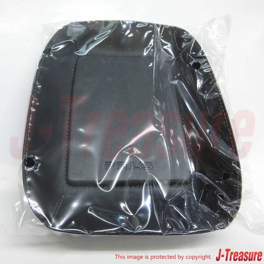 TOYOTA PRIUS ZVW50 ZVW51 ZVW55 Genuine Leather Center Console Tray Black OEM