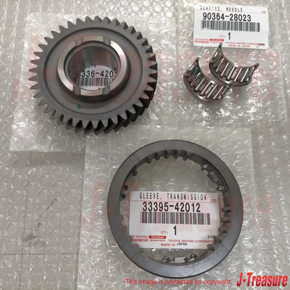 TOYOTA RAV4 ACA21L '02-03 Genuine Manual 5th Gear & Hub Sleeve & Bearing Set OEM