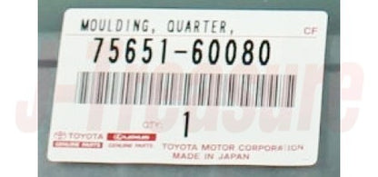 TOYOTA LAND CRUISER FZJ80 '95-04 Genuine Outside Moulding Set GEN For Vehicles