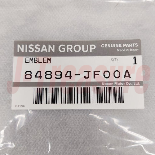 NISSAN GT-R R35 2009-2010 Genuine Trunk Lid Emblem 84894-JF00A OEM