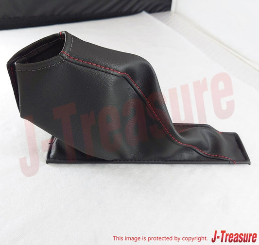 NISSAN GT-R R35 NISMO Genuine Hand Side Brake Cover Boot Red Stitch Leather OEM