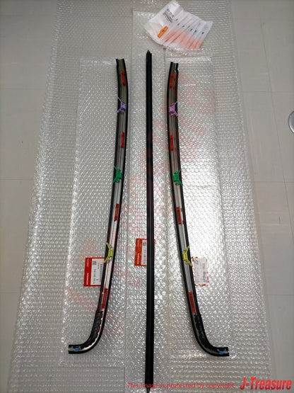 HONDA CIVIC 1992-1995 Genuine Front Windshield Molding Upper RH LH Clip Set OEM